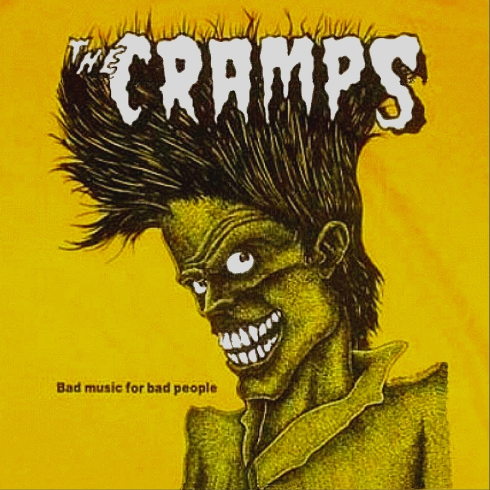 The Cramps Bad Music for Bad People Yellow Shirt - Picture 3 of 3